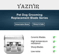 Pet Dog Grooming Detachable Ceramic Blades, 2 PCS