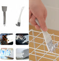 7 Pcs Bird Cage Cleaning Brush Kit Stainless Steel Poop Remover Bird Cage Long Handle Shovel Cleaner, Bird Cage Tool Acc