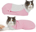 Cat Wrap for Cutting Nails, Self-Adhesive Cat Nail Clipping Restraint Bag, Anti-Scratch Cat Grooming Wrap Swaddle for Me
