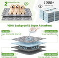 LOOBANI Large Dog Grass Pad with Tray - 45x29in for Balcony Apartment