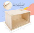 Niteangel Visible Hamster Digging Box for Syrian Dwarf Roborovski Campbell Hamsters Gerbils Mice Lemmings Degus or Other