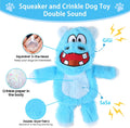 No Stuffing Dog Squeaky Toys,Tough Dog Toys for Aggressive Chewers