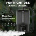 Coospider Reptile Fogger Humidifier, Automatic Humidifiers for Reptiles Tank, Terrarium Humidifiers with Dual Hose Timer
