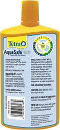 Tetra AquaSafe Plus Water Conditioner & Dechlorinator For Aquarium, 33.8 oz