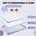 Mifoci 2 Pcs Dog Potty Tray, Mesh Puppy Training Pad