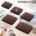 nanbowang Waterproof Dog Bed Covers Replacement Washable Pet Hair Easy to Remove, Dog Pillow Cover Quilted, Pet Bed Cove