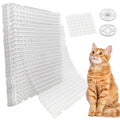 Ley's 10 Pack Scat Mat for Cats, 16x13 Inch Cat Deterrent Mat with Spikes, Indoor/Outdoor Pet Training Mat, Humane Repellent Animals, Keep Pets Off Furniture, Gardens & Lawns