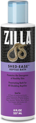 Zilla Shed-Ease Reptile Bath for Ball Python and Lizards, 8 Ounces