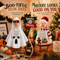 2 Pack Desk Goose Outfits 7 Inches for Halloween Christmas and Holiday