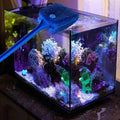 3 PCS Double-Sided AOODOOM Aquarium Fish Tank Algae Cleaning Brush with Non-Slip Handle, Sponge Scrubber Cleaner for Gla
