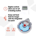 Cat Mate C300 Automatic Digital Pet Feeder for Dogs and Cats BPA and BHT Free with Ice Pack
