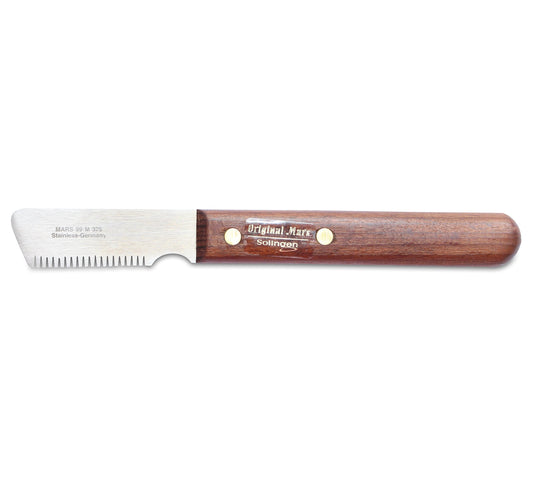 Mars Professional Dog Stripping Knife Grooming Tool, Sharp Tooth, for Terriers, Right-Handed