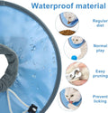 10.5 Inch Adjustable Elizabethan Collar for Cats - Soft & Comfortable Cat Cone Collar to Stop Licking & Scratching, Wate