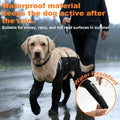 COODEO Dog Socks for All 4 Paws, Waterproof Non-Slip Easy to Wear, Licking Prevention Paw Protection, Durable Warm Salt-