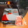 Himalayan Pink Salt 18 LBs, Salt Licks for Animals Licking Block for Horses, Cows, Deer, and Other Livestock - Rope Incl