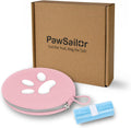 PawSailor Collapsible Dog Bowls, 2-in-1 Pet Portable Travel Double Bowl Water Food Feeder Traveling Camping & Walking 25oz Pink