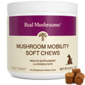 Real Mushrooms Mobility Chews for Dogs & Cats – Green Lipped Mussel & ErgoGold Mushroom Blend – Dogs & Cat Vitamins Treats for Active Routines – Joint, Hip & Flexibility Support – 240 ct Supplement