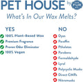 Snow Cone Spring and Summer Wax Melts Plant-Based Wax, Pet House