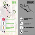Exceptional 360 Anti-Tangle & No Pull 5-Way Dog Leash - 5 Handle & Reflective for Safety & Convenience (Green, Medium Do