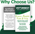 Vet's Best Waterless Flea & Tick Bath for Cats, Plant-Based, 8 oz