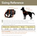 x Jumahe Dog Hiking Backpack for Large/Giant Dogs – 2 Spacious Side Bags, Breathable Waterproof Fabric, Fits Chest 30"-4