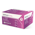 UltiCare VetRx U-100 Pet Insulin Syringes, Comfortable and Accurate Dosing of Insulin for Pets, Compatible with Any U-100 Strength Insulin, Size: 3/10cc, 29G x 1/2’’, 100 ct Box