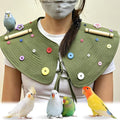 Parrot Shoulder Cape with Bird Poop Protector