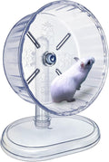 lazYYzal Silent Hamster Wheel, Super-Silent Hamster Exercise Wheels Accessories, Quiet Running Wheels, Adjustable Stand 