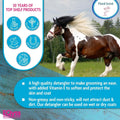 Eqyss Survivor Equine Horse Detangler - Smoothes Out Tangles, Mats, Knots - Enhances Shine, Softens Coat, Mane, Tail - f