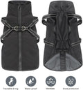 Dog Raincoat Waterproof Dog Hoodie Reflective Dog Raincoat Hooded Adjustable Rain Jacket for Small Medium Large Dogs Pup