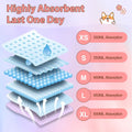 Ambreview Disposable Dog Diapers Female, Just Pull It Up, Doggie Diapers for Female Dogs, Strong Absorbency | Leak Proof, for Dogs in Heat | Elderly | Disabled, M 10 PCS