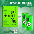 Pet N Pet Dog Poop Bags Rolls, 540 Count, Plant Based, Unscented, Green