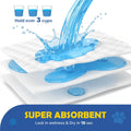 FluffyDream Super Absorbent Waterproof Dog and Puppy Pet Training Pad, Housebreaking Pet Pad,Blue (17.6"x23.6" (50PCS))