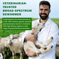Dewormer for Goat & Sheep, Fenbendazole Dewormer Liquid for Lungworms
