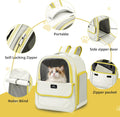 Cat Carrier Backpack Breathable Mesh Window for Small Cat Dog Under 13 lbs