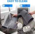 Reopet Waterproof Pet Feeding Mat, Non-Slip Silicone Placemats for Dog Cat Food and Water Bowl, High Raised Edges to Prevent Spills and Protect Floors