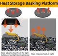 Reptile Basking Platform Gecko Hide Juvenile Beared Dragon Tank Accessories