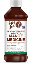 HAPPY JACK Mange Medicine & Treatment for Dogs & Horses, 16 oz