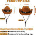 GOYOSWA Dog Halloween Costumes, Dog Cowboy Costume Halloween Dog Cowboy Hat Halloween Dog Bandana Scarf Funny Dog Hallow