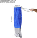 Zerodis Aquarium Fish Net, Soft Fish Transfer Net Long Koi Tansfer Mesh Basket with 20-inch Long Handle for Medium Large