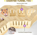 Hamster Tunnel Hideout Climbing Ladder for Burying in Hamster Bedding or Connecting with Hamsters Nut Stuff Hamsters Cag