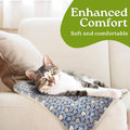 2 Pack Cat Blankets for Indoor Cats, Ultra Soft Reversible Mat, Fluffy Flannel Blanket for Small Dogs and Cats, Washable