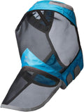 Harrison Howard CareMaster Pro Luminous Horse Fly Mask Large Eye Space Full Face Standard with Nose No Ears Voodoo Blue 