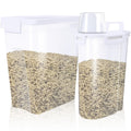 Newivi 2 Pcs Cat Litter Storage Container with Airtight Lid Cat Litter Storage Bin with Spout Sealable Heavy Duty Bucket