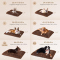 EHEYCIGA Fluffy Dog Crate Bed, Plush Extra Large Dog Pillow