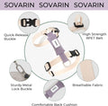 Sovarin Cat Harness and Leash Set - White Lightweight Soft Kitten Harness Escape Proof, Adjustable Travel Pet Harness for Walking，Easy Control Comfortable Outdoor (White, One Size Fits All)