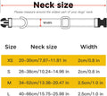 HEELE Dog Collar, Reflective Dog Collar, Soft Neoprene Padded Breathable Nylon Pet Collar Adjustable for Medium Dogs, Ar