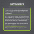 COCOYO Dog Training Pads 丨 Carbon Absorb Eliminating Urine Odor Doggie Training Pads 丨 Premium Charcoal Dog Pee Pads (100 Count, 22x22 inch),Gray