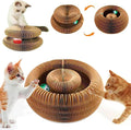 Kitty Curls Cat Toy,Cardboard Cat Scratcher,Magic Organ Cat Toy,Foldable Recyclable Cat Accordion Toy for Indoor Cat Pla