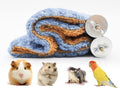 Fleece Winter Warm Rat Hammock, Double Layer Hanging Birds Nest Bed with Warm Fleece, Bird Cage Stand Perch, Hideaway Ca